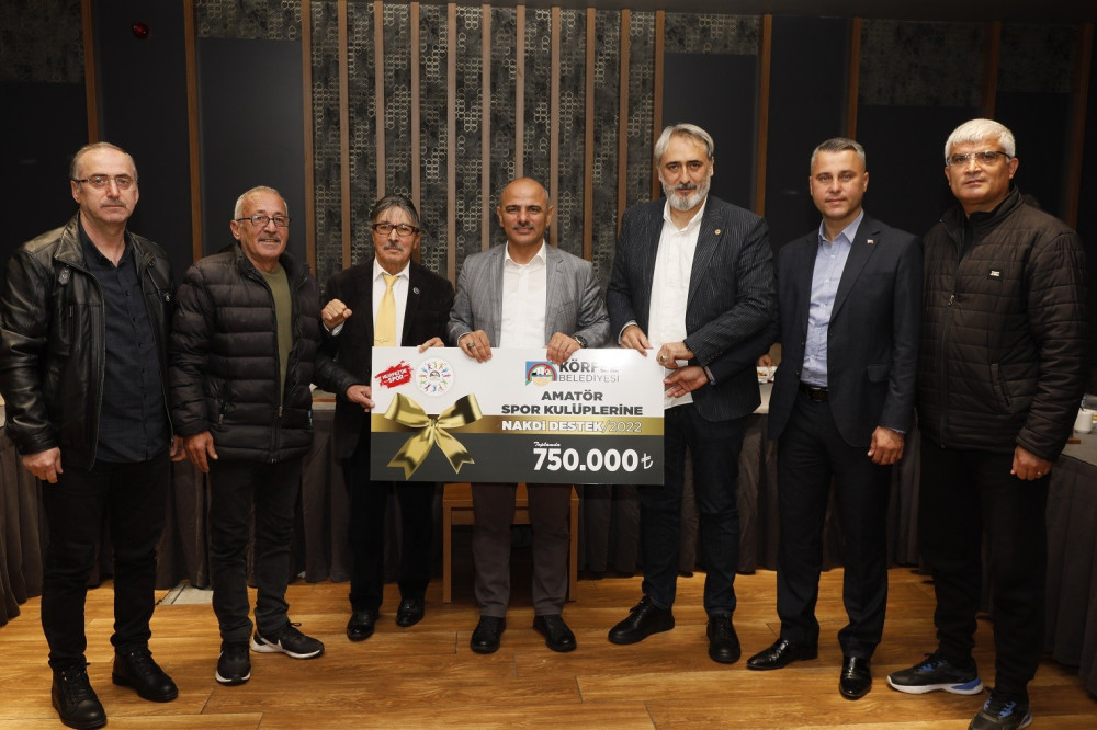 Amatör spor kulüplerine 750 bin TL'lik destek